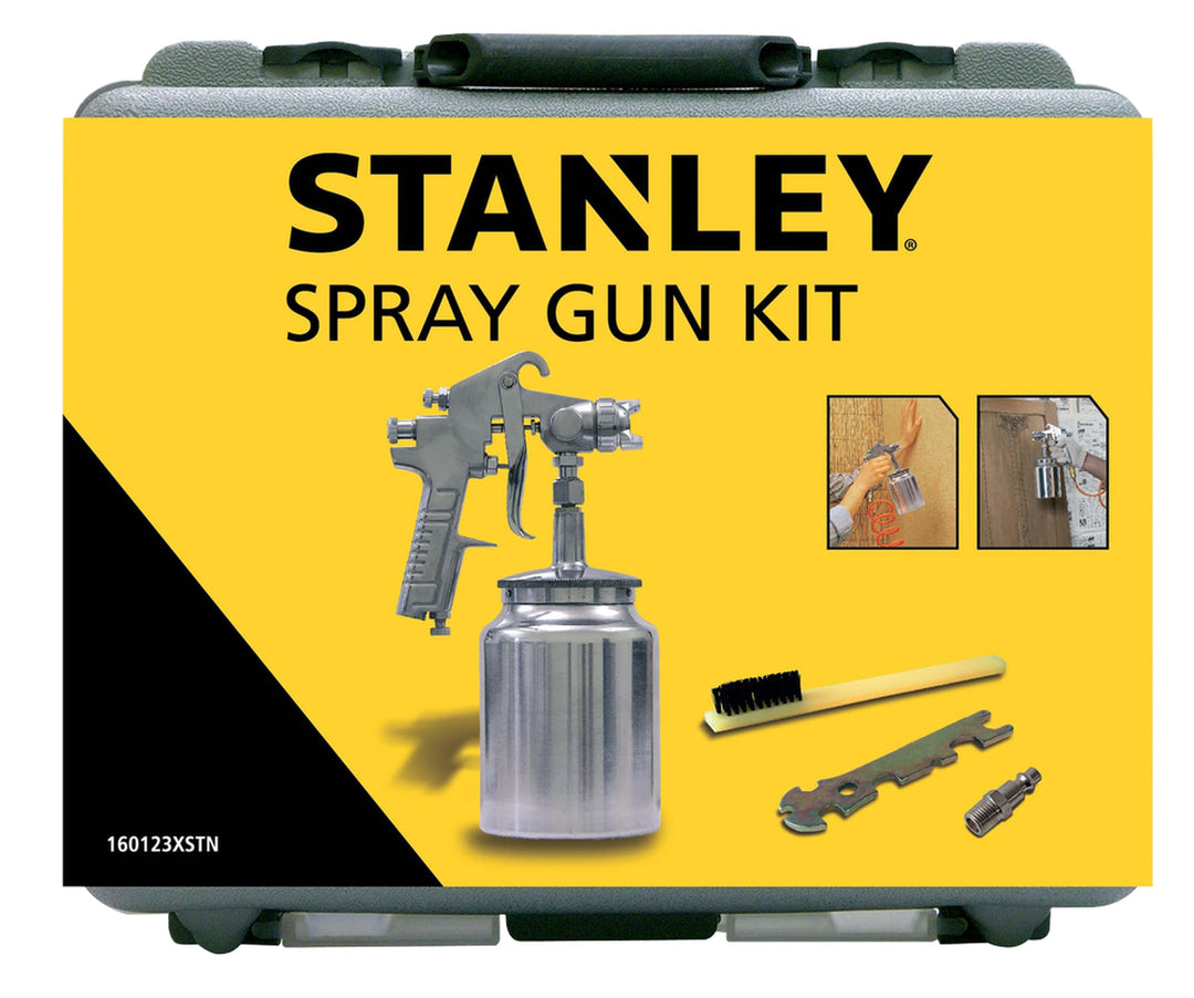 Stanley Zubehör für Luftkompressoren Spray Gun Kit metal, 160123XSTN, 160123XSTN