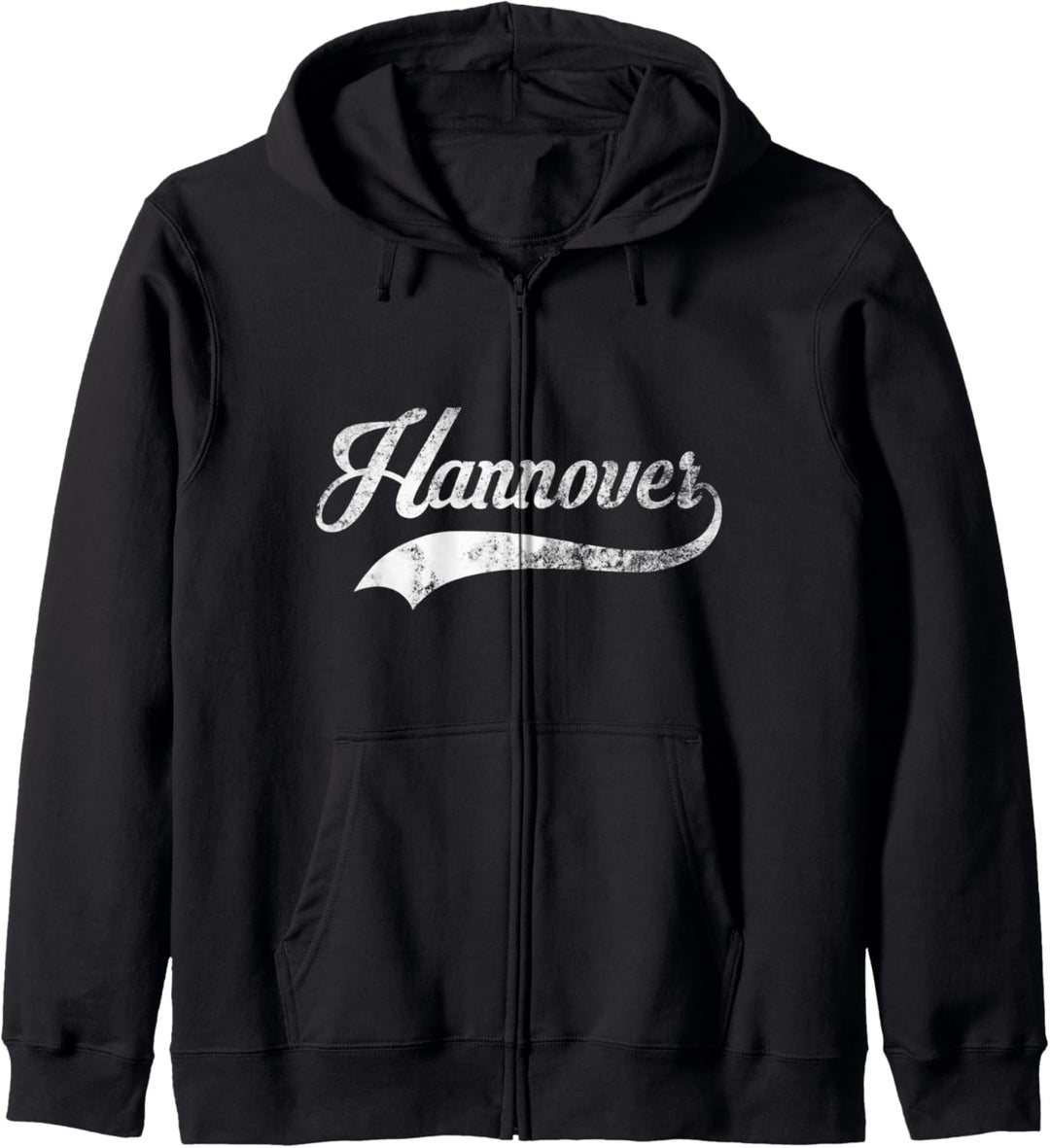 Hannover Deutschland Stadt Vintage - Cooler Old-School-Stil Kapuzenjacke