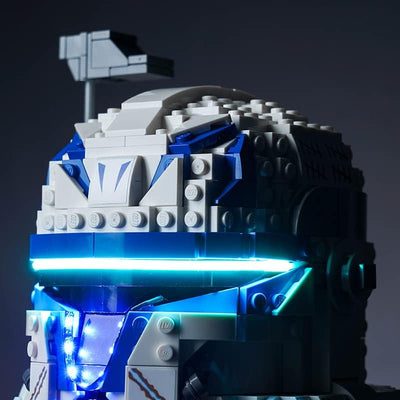 Led Licht Set für Lego Captain Rex Helm 75349, Led Beleuchtungs Set für Lego Star Wars Captain Rex H