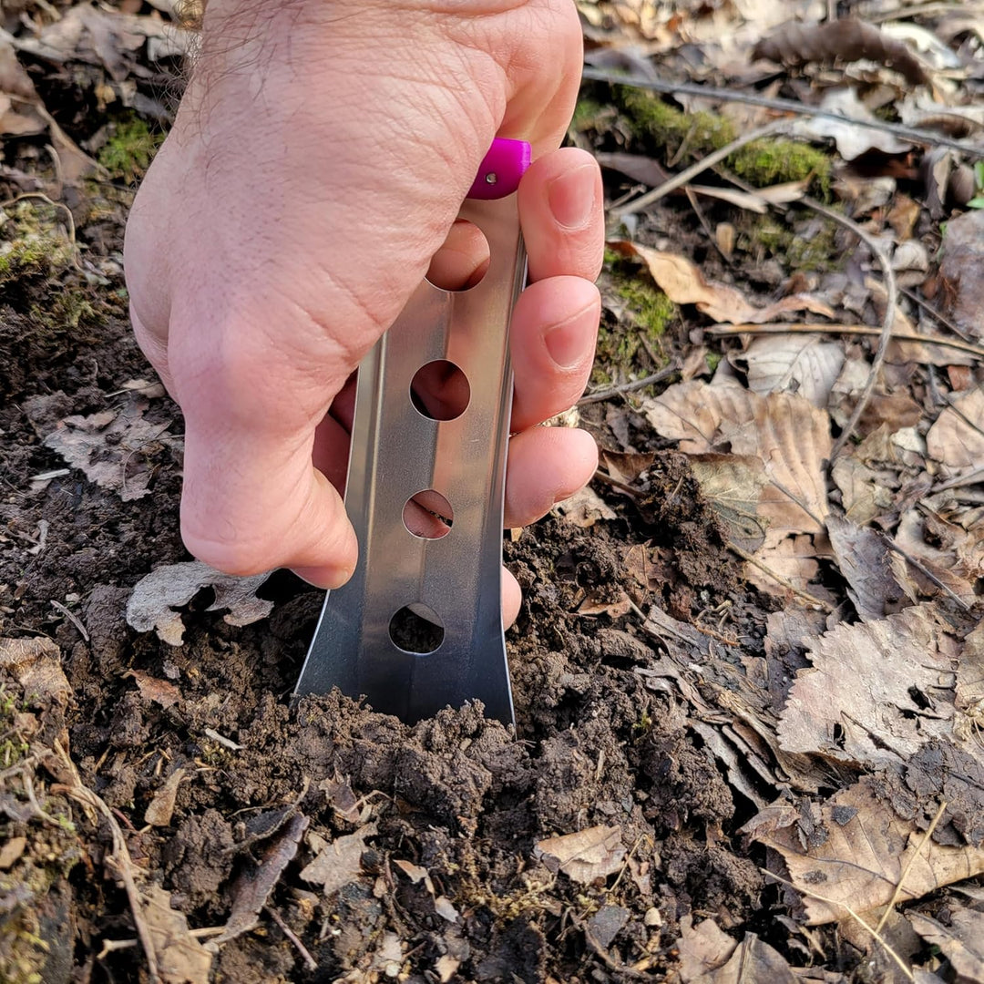 BoglerCo Ultraleichte Rucksackkelle, 13,5 g, Violett, violett