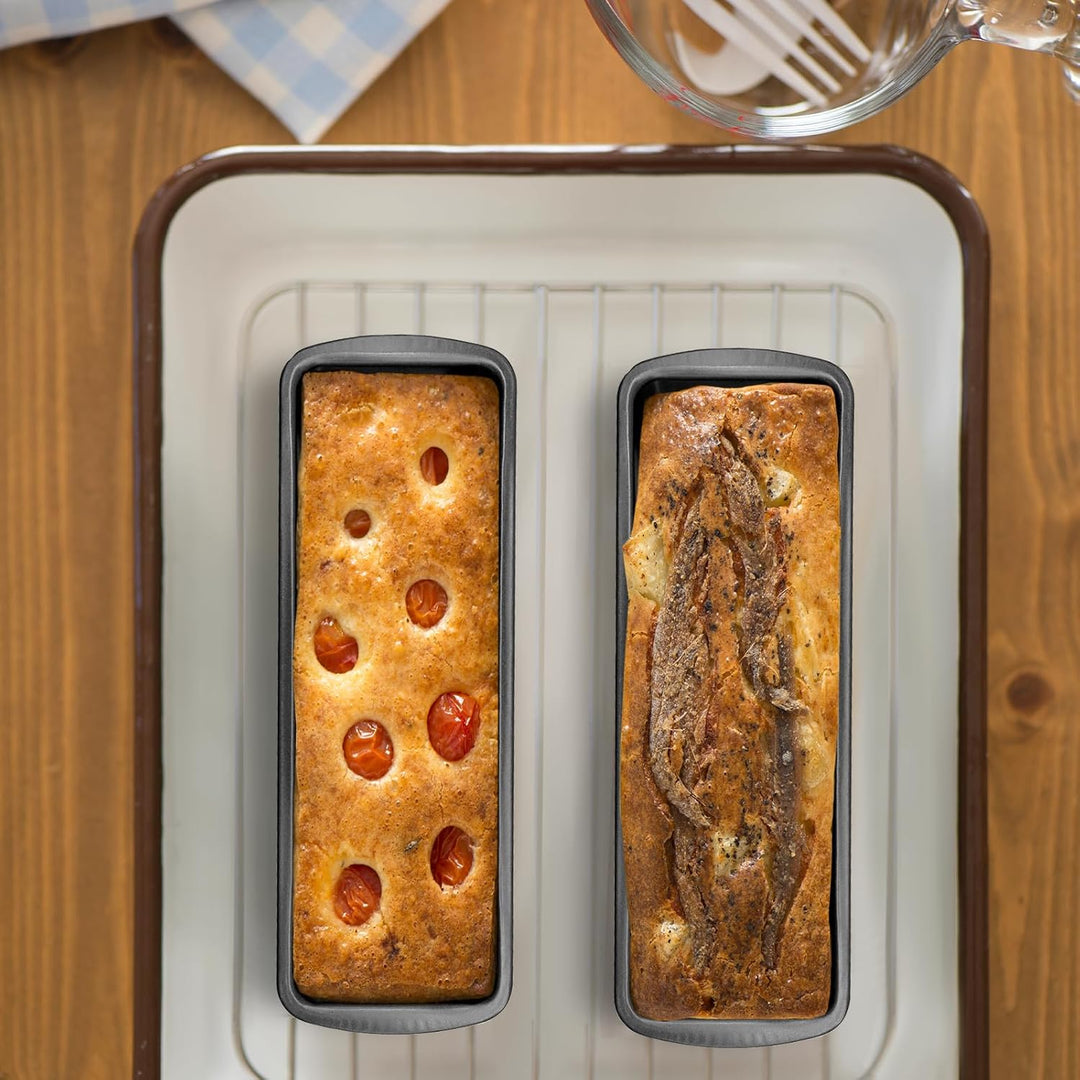 2 Stk Brotbackform Rechteckig, 27x9,5x6cm Kastenform Kuchen Edelstahl Kastenform Brot Brotbackformen