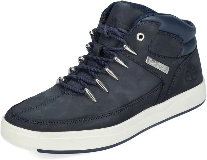 Timberland Herren Davis Square Hiker Stiefel 40 EU Blau Nubuck, 40 EU Blau Nubuck