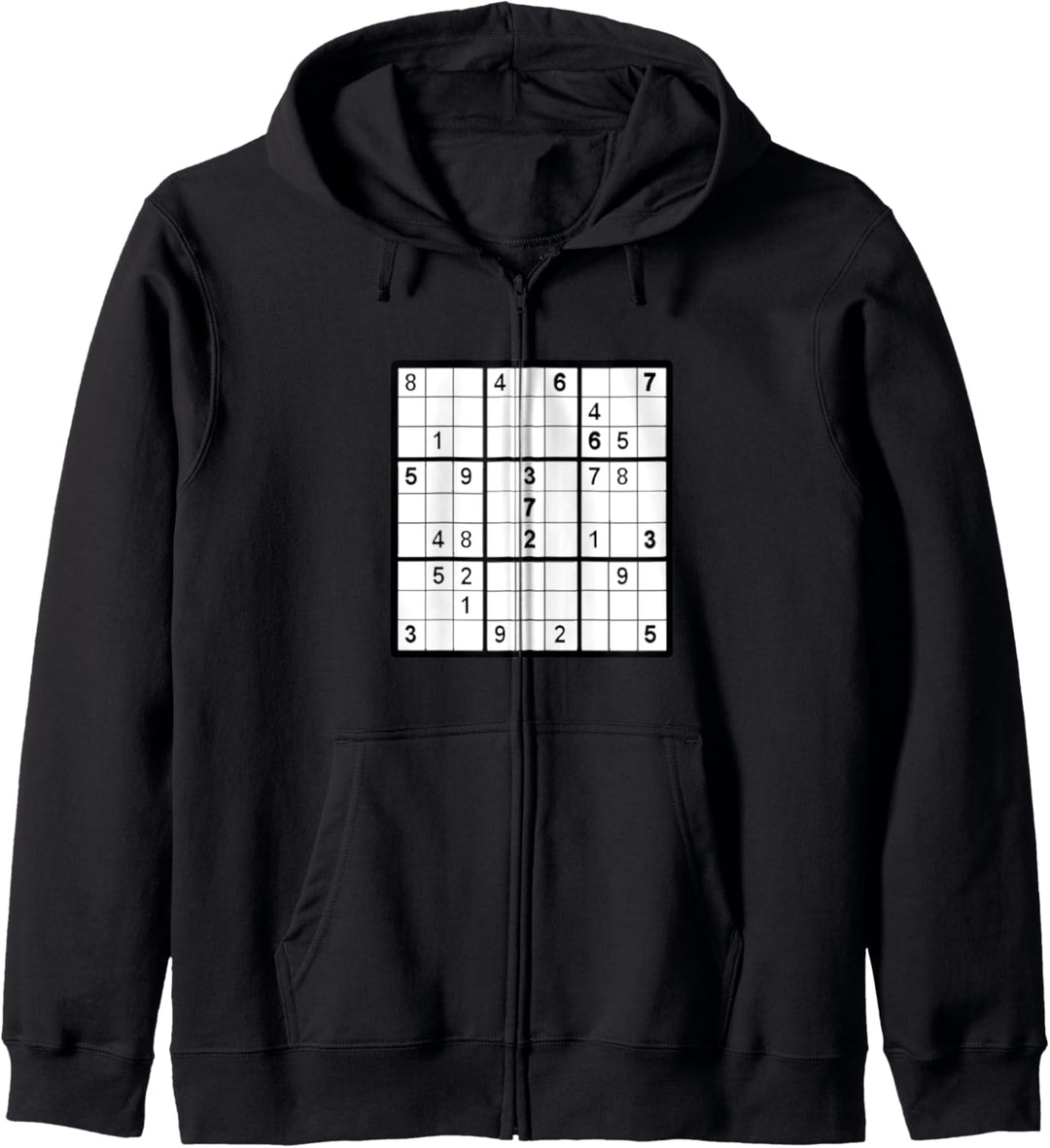 Sudoku Puzzle Zahlenrätsel Rätsel Logik Denk Spiel Rätseln Kapuzenjacke