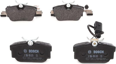 Bosch BP457 Bremsbeläge - Hinterachse - ECE-R90 Zertifizierung - vier Bremsbeläge pro Set