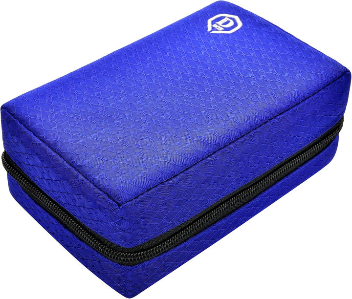 ONE80 Double Darttasche für Darts Dart Wallet Dart Cases Blau, Blau