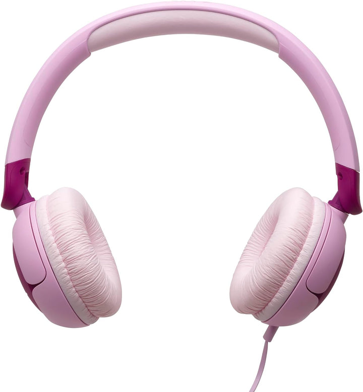JBL Junior 320, On-Ear-Kopfhörer mit Kabel und eingebautem Mikrofon für Kinder, JBL Safe Sound, nied