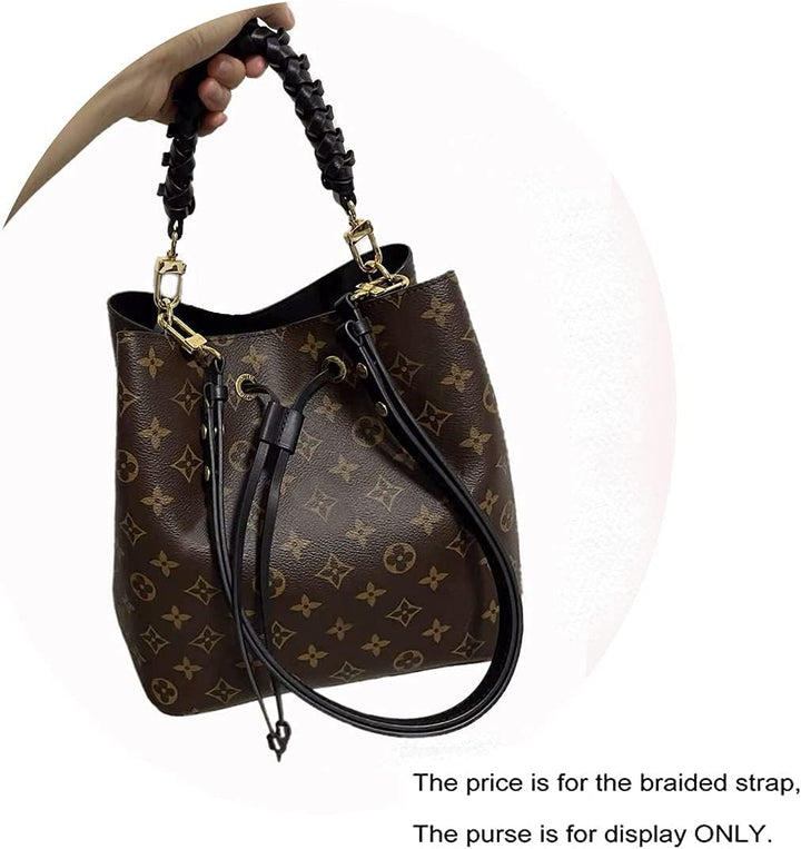Top Handle Neonoe Strap Geflochtener Echtleder-Griff 31cm,Geflochtener Griff für Beaubourg Hobo,Astr