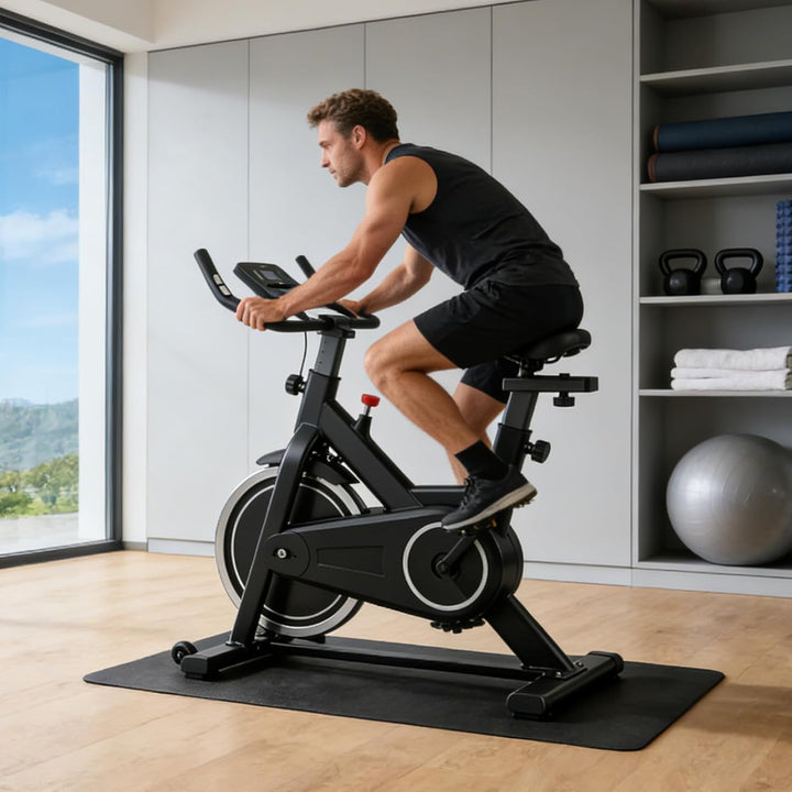 Stossfeste Bodenschutzmatte,Sport Multifunktionsmatte,Fitness Unterlegmatte für Fitnessgeräte,6mm ru