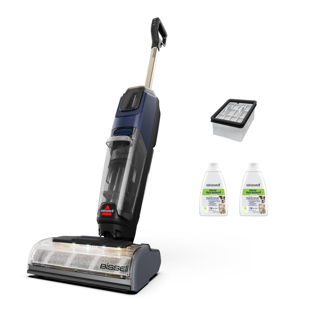 Bissell CrossWave HydroScrub kabelloser Staubsauger mit Wischfunktion, leistungsstarker Bodenreinige