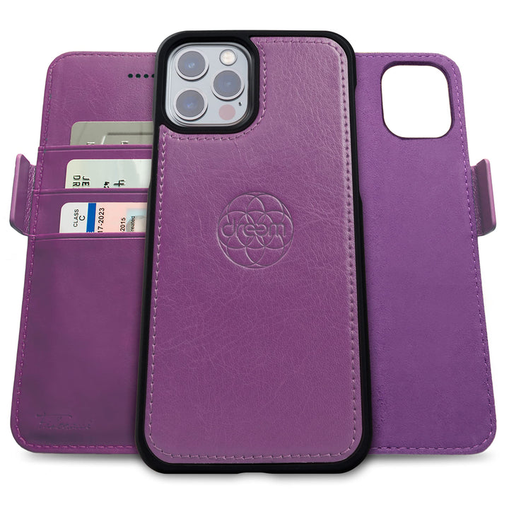 Dreem Fibonacci iPhone 13 Pro Max Brieftaschen-Etui / 2-in-1 stossfestes Etui und abnehmbares Folio