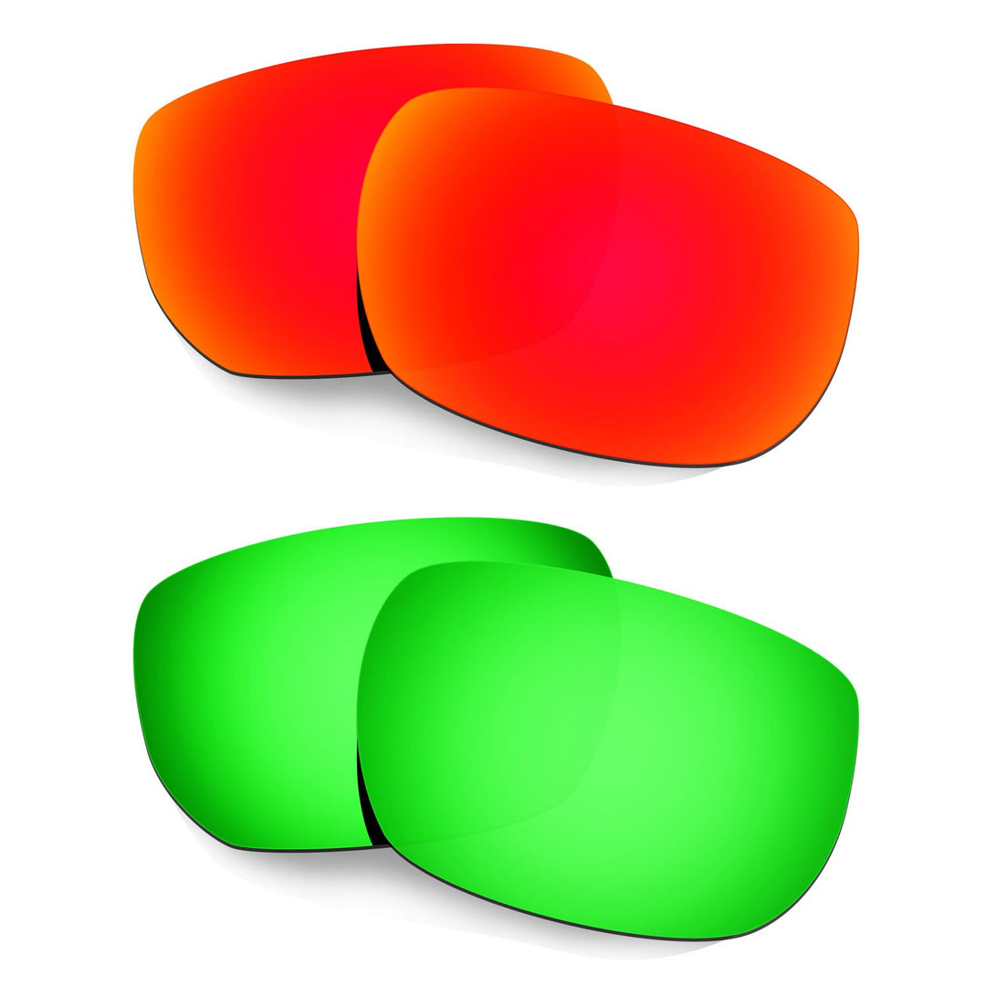 HKUCO Plus Mens Replacement Lenses For Oakley Style Switch - 2 pair
