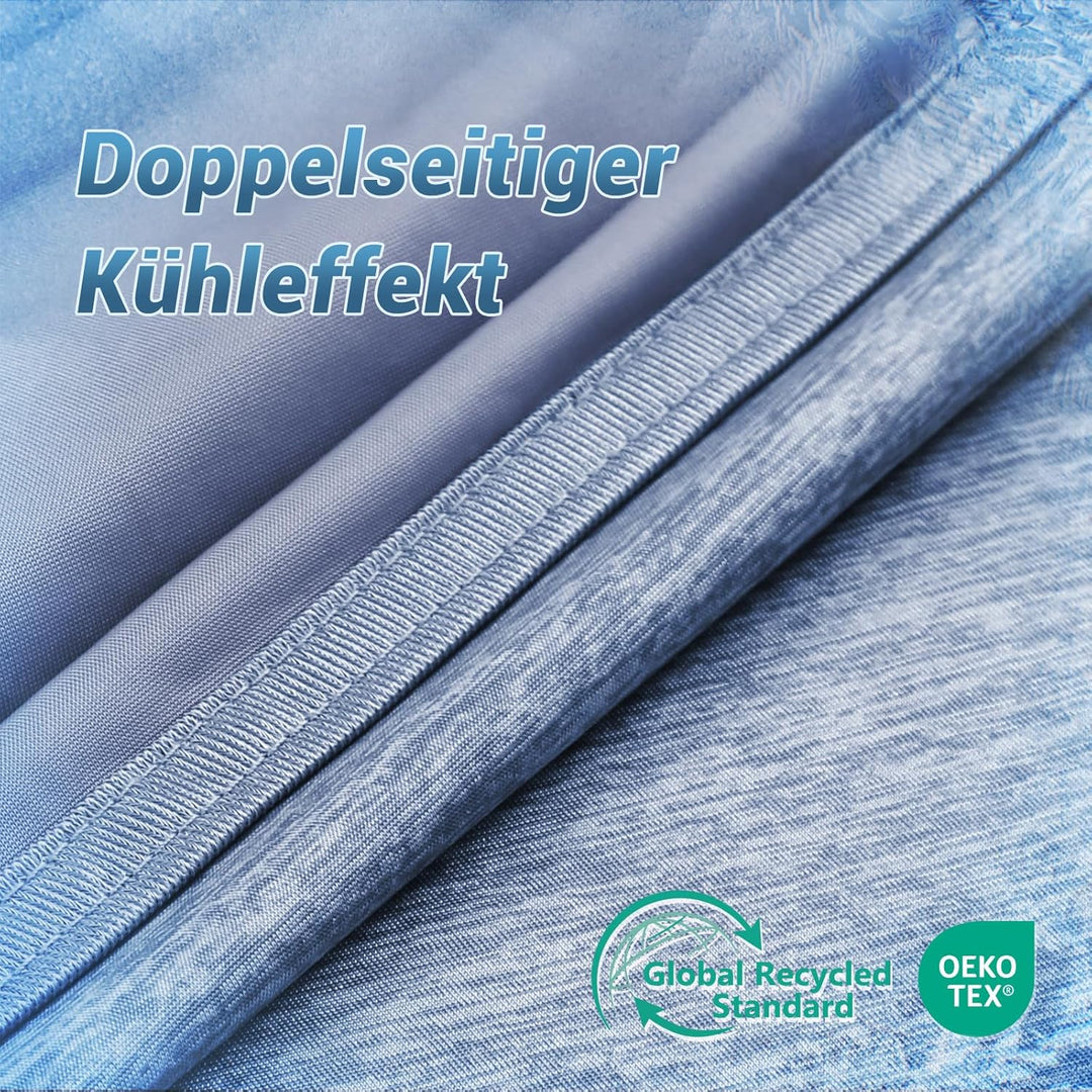 Elegear Kühldecke 200 x 220cm, Japanische Arc-Chill 3.0 Q-Max>0,5 Kühlfasern Selbstkühlende Sommerde