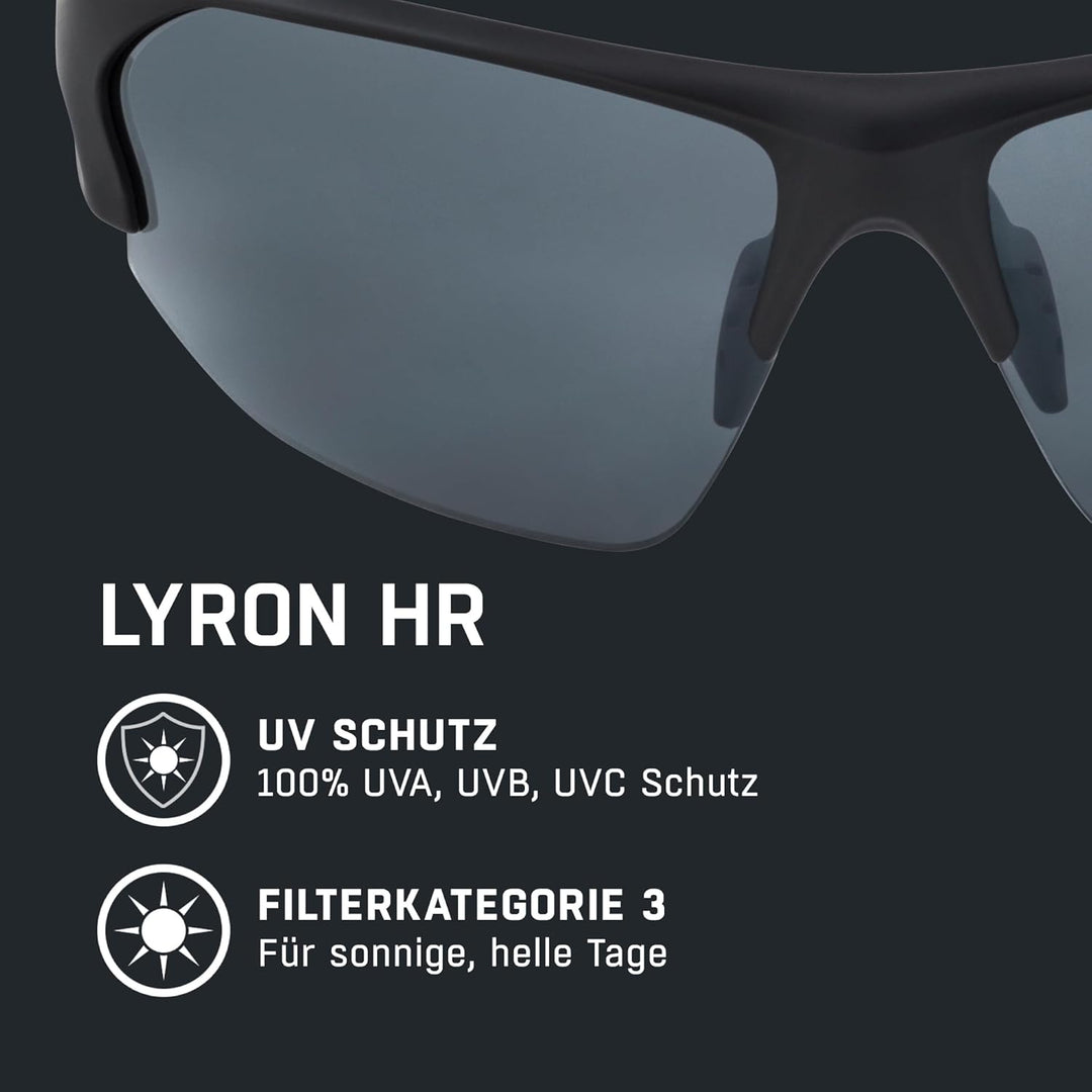 ALPINA LYRON - Verspiegelte und Bruchsichere Sport- & Fahrradbrille Mit 100% UV-Schutz Für Erwachsen