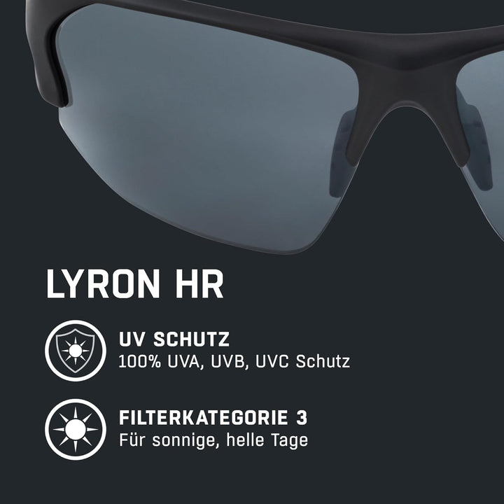 ALPINA LYRON - Verspiegelte und Bruchsichere Sport- & Fahrradbrille Mit 100% UV-Schutz Für Erwachsen