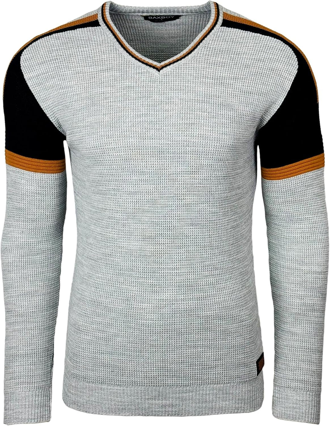 Baxboy Herren Strick-Pullover Rundhals | Männer Winter-Pullover |stylischer Herren Strick-Pulli | Wa