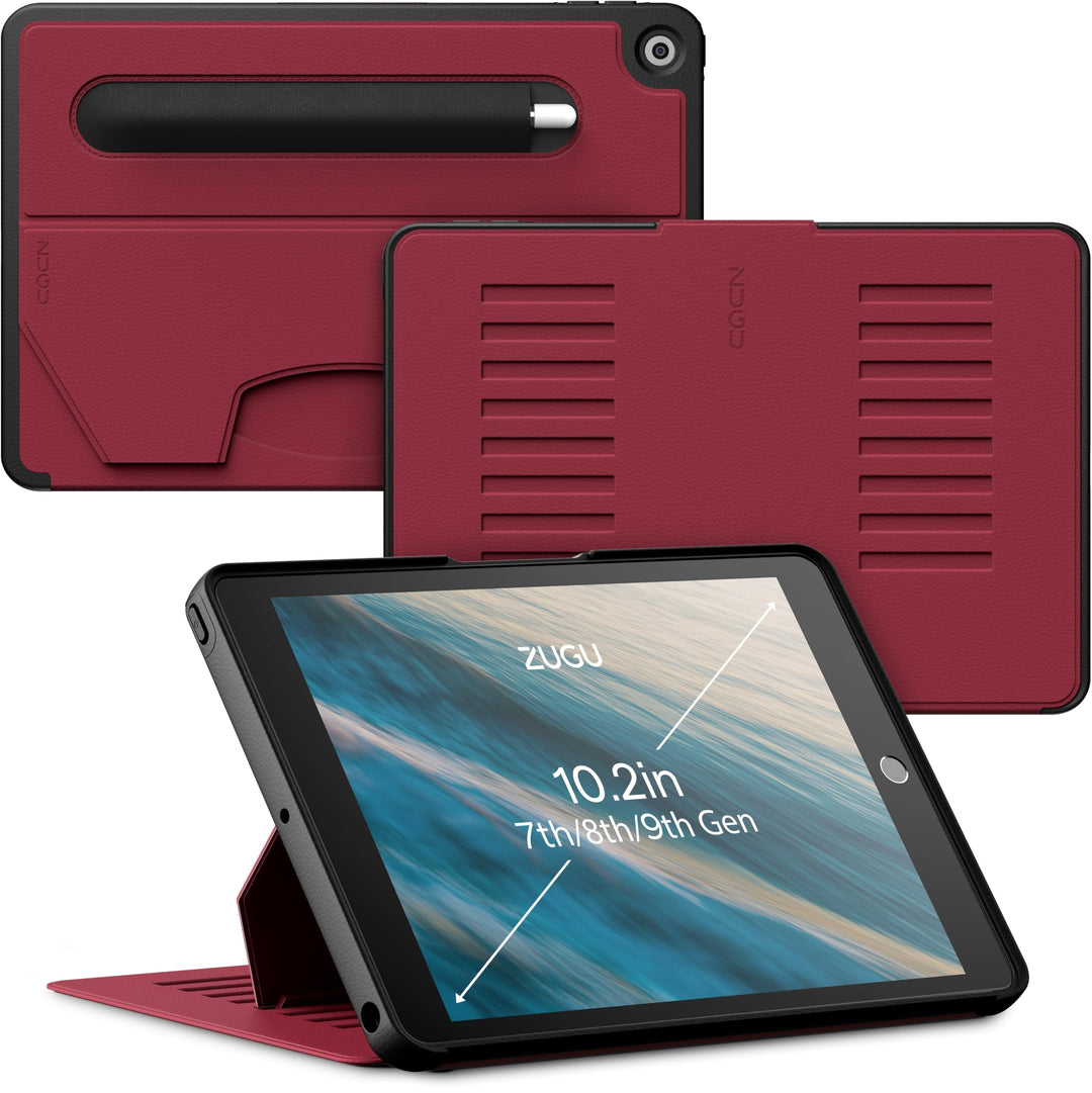 ZUGU iPad 10.2 Hülle 2021/2020 / 2019, schlanke Schutzhülle für die iPad9 / iPad8 / iPad7, 8 Winkel-