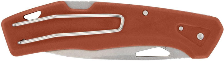 Gerber Taschenmesser mit Gürtelclip, LST, 440A Clip Poin-Edelstahlklinge, Griffschalen aus glasfaser