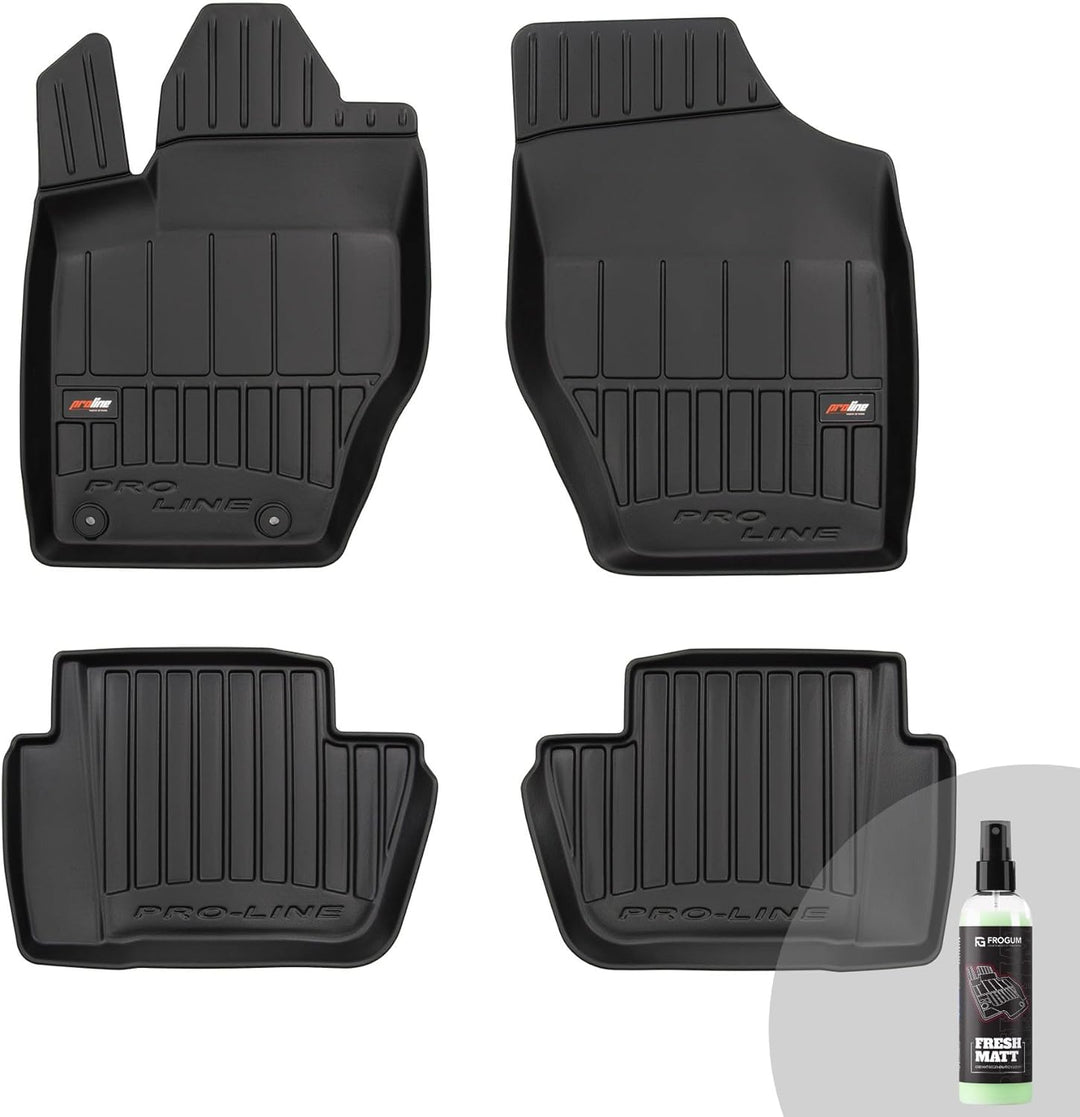 FROGUM ProLine 3D Gummimatten Exklusiven Auto Fussmatten Autofussmatten für Peugeot 307 2001-2008 |