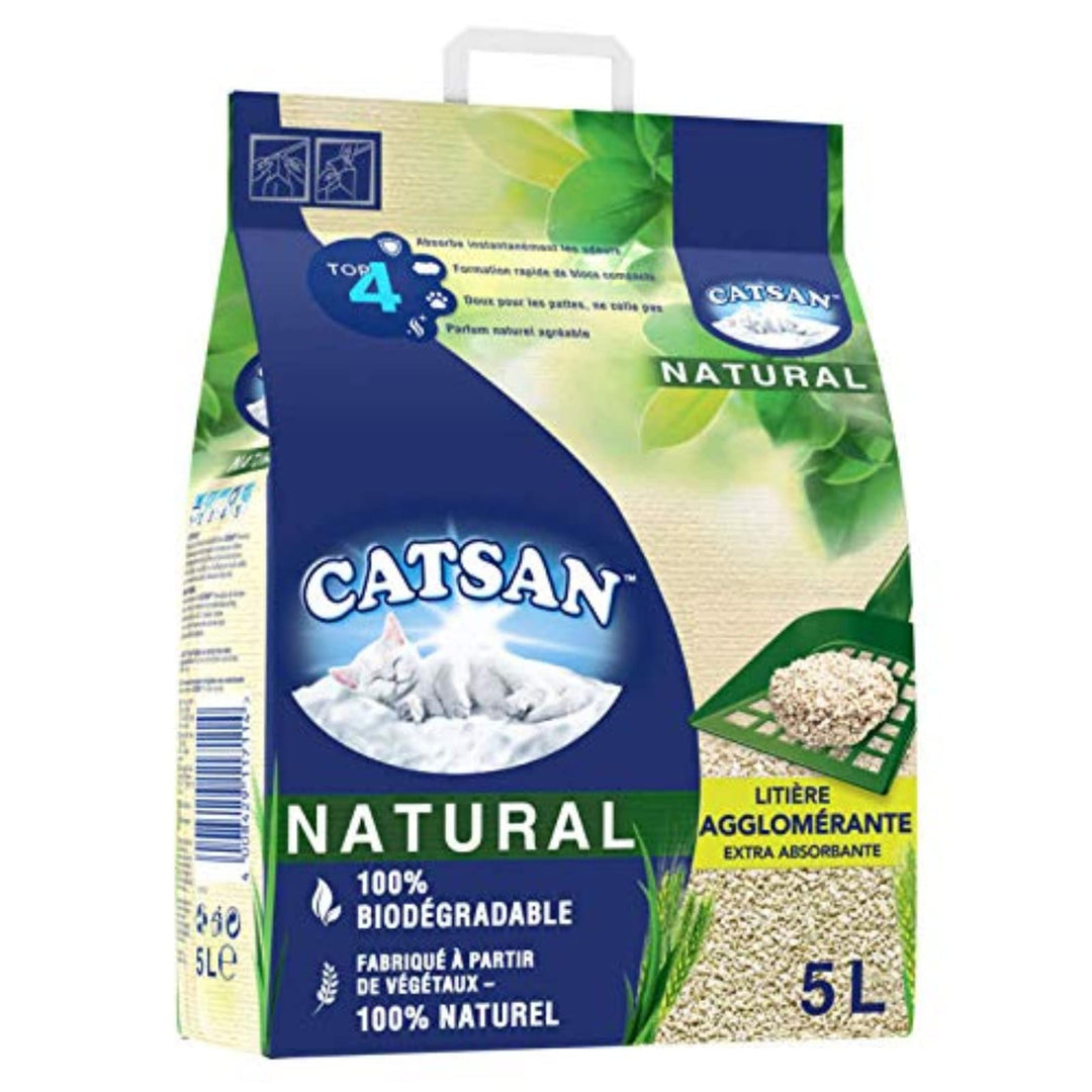Catsan Natural Pflanzentoilette, klumpend, 5 l