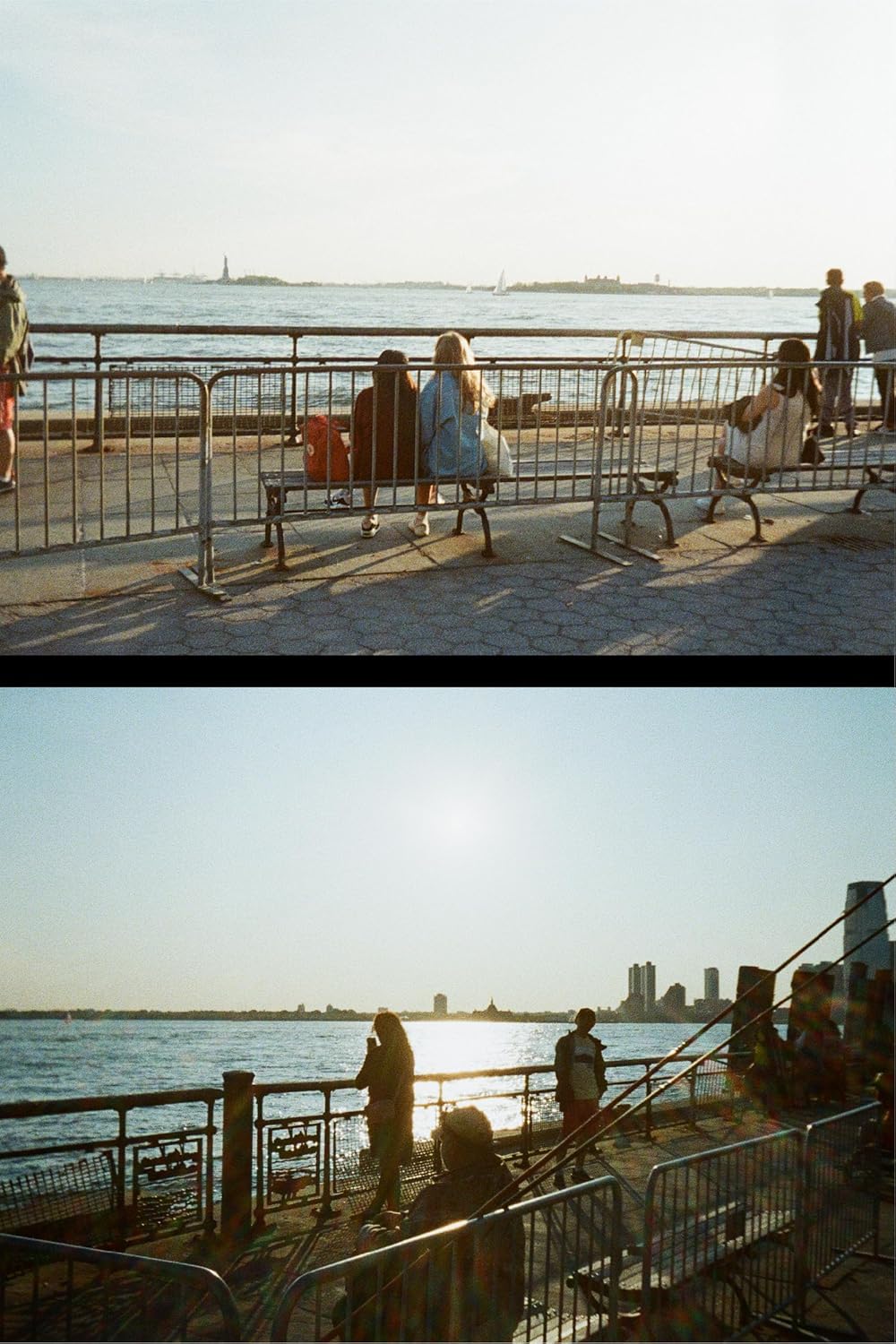 KODAK EKTAR H35N Halbformat-Filmkamera-Set mit Kodak Ultramax 24EXP-Rollfilm (Schwarz gestreift) Sch