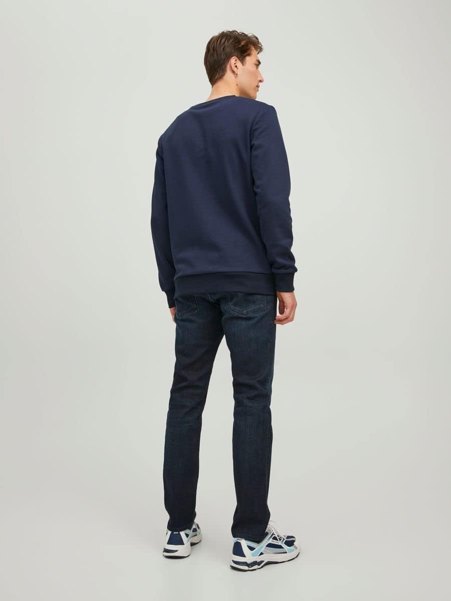 JACK & JONES Xilo Crewneck M Marineblauer Blazer, M Marineblauer Blazer