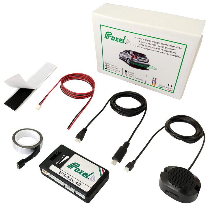 Proxel - Unsichtbare Elektromagnetische Parksensoren Hinten, EPS-DUAL 4.0, ohne Bohren der Stossstan