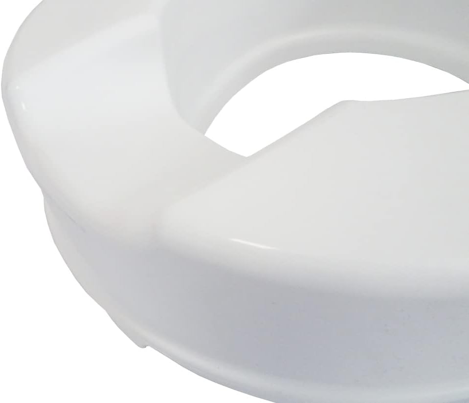 FabaCare Toilettensitzerhöhung Smart, Toilettenaufsatz, WC-Sitz bis 250 kg belastbar, 10 cm ohne Dec
