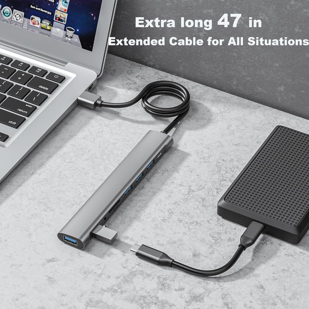 USB HUB for iPad Pro 9-in-1 Adapter iPad Pro M4 M2 M1 13 12.9 11" iPad Air 5 4 Docking Station with