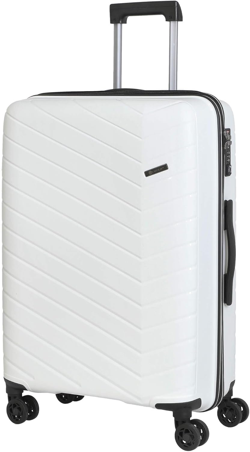 CHECK.IN Orlando - 4-Rollen-Trolley 67 cm weiss, Weiss
