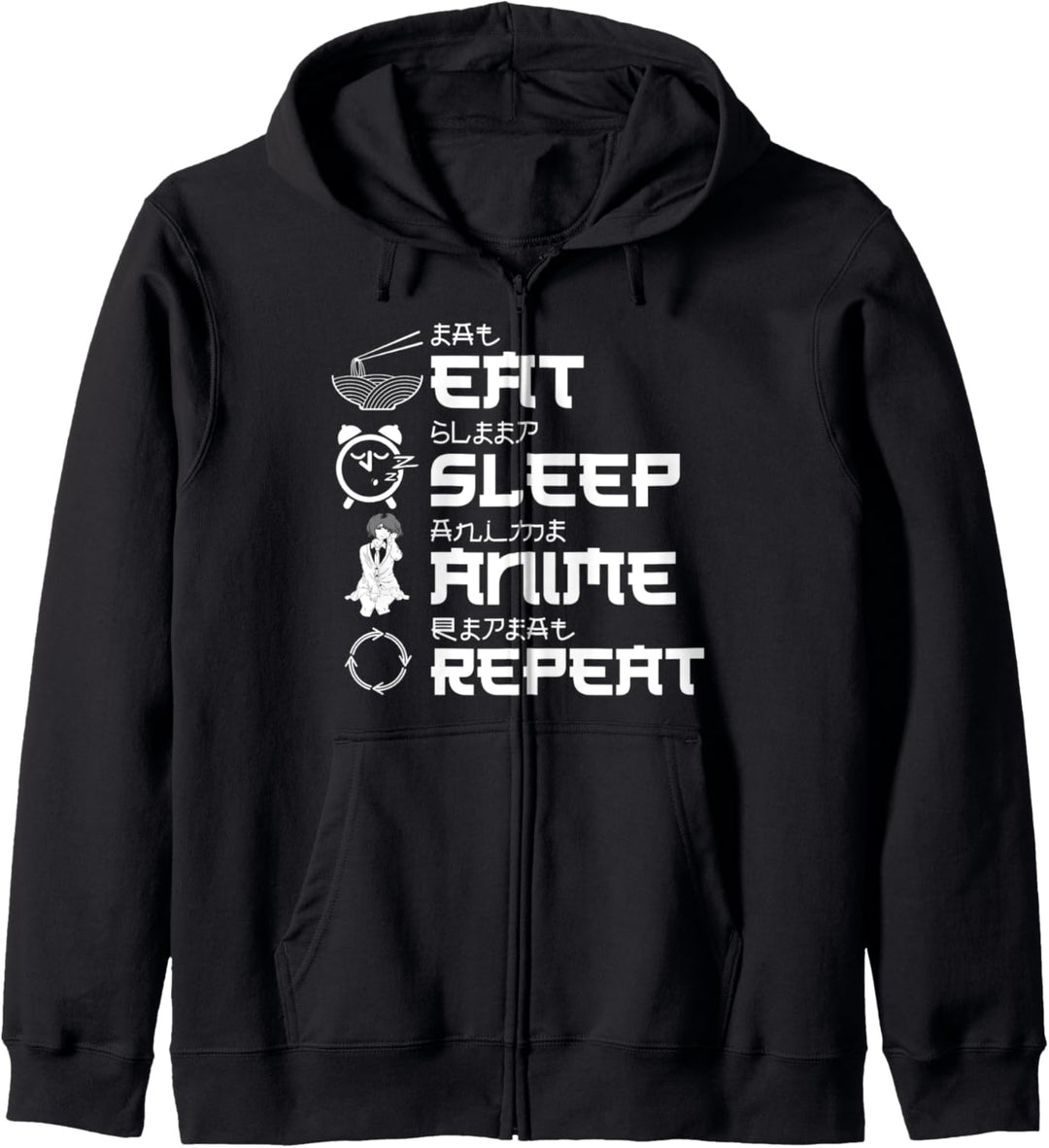 Japan Ramen Nudelsuppe Japanischer Otaku Manga Anime Kapuzenjacke