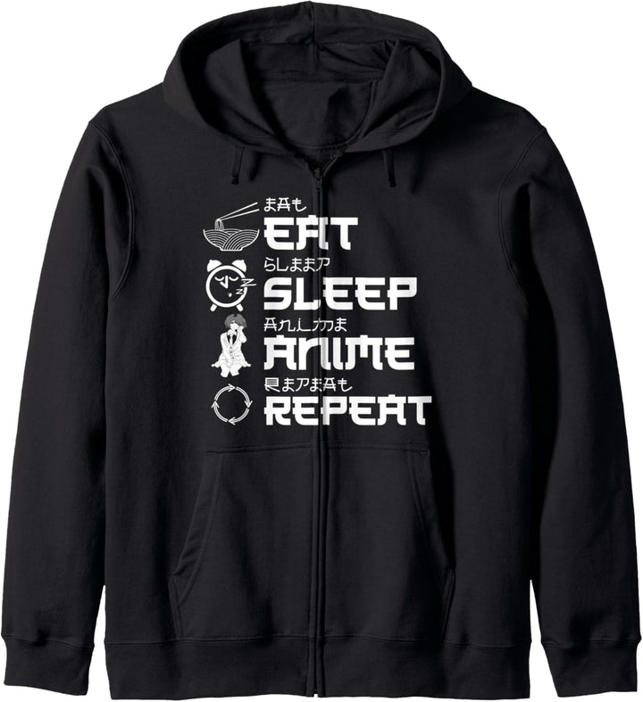 Japan Ramen Nudelsuppe Japanischer Otaku Manga Anime Kapuzenjacke