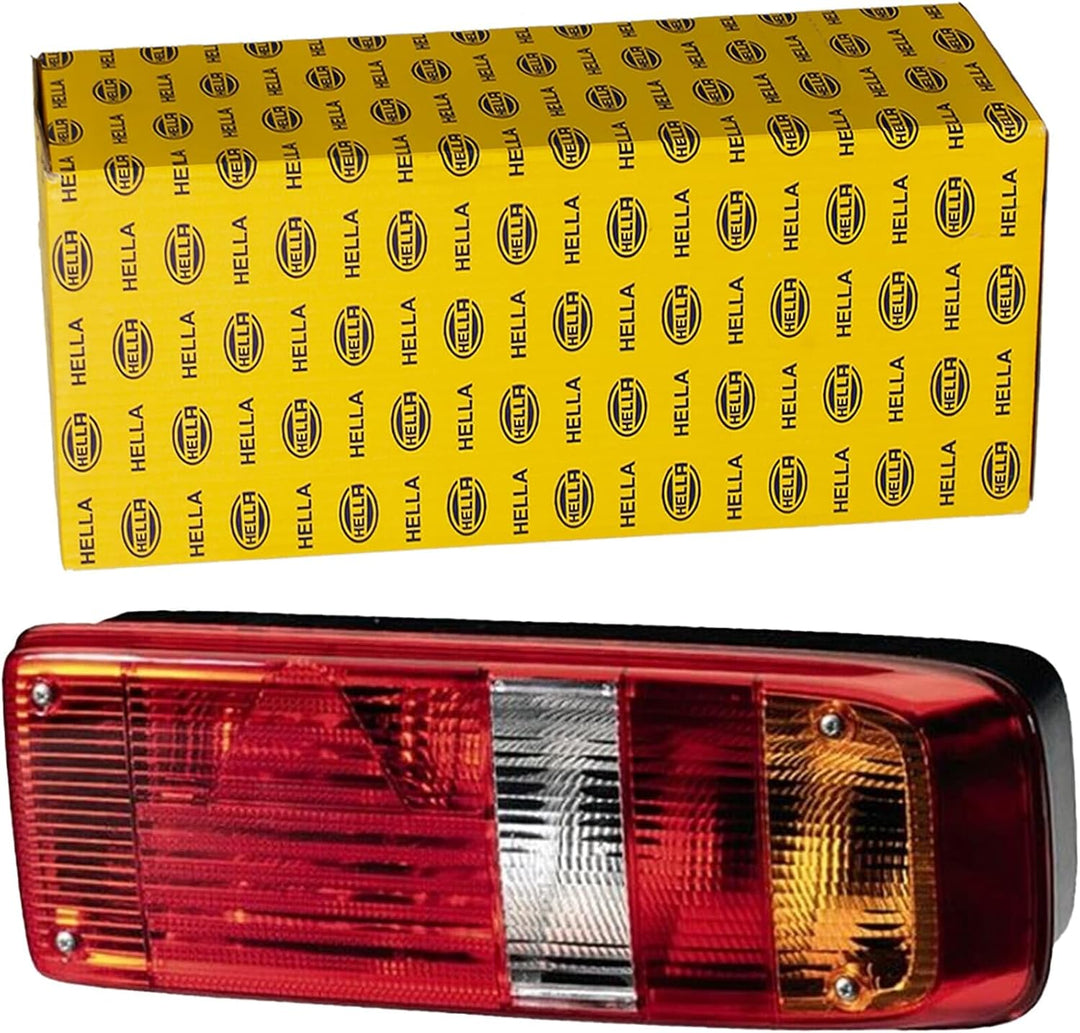 HELLA - Heckleuchte - EasyConn I - Glühlampe - 24V - Anbau/geschraubt - Lichtscheibenfarbe: mehrfarb