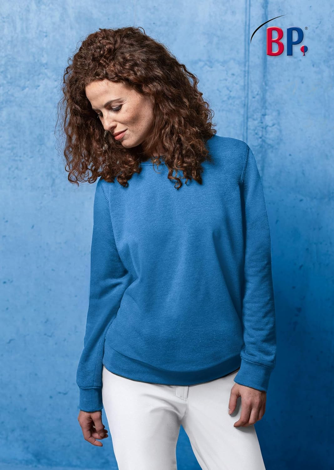 BP 1720-293-0116-M Unisex-Sweatshirt, Schlanke Silhouette, lange Ärmel und Rundhalsausschnitt, 280,0