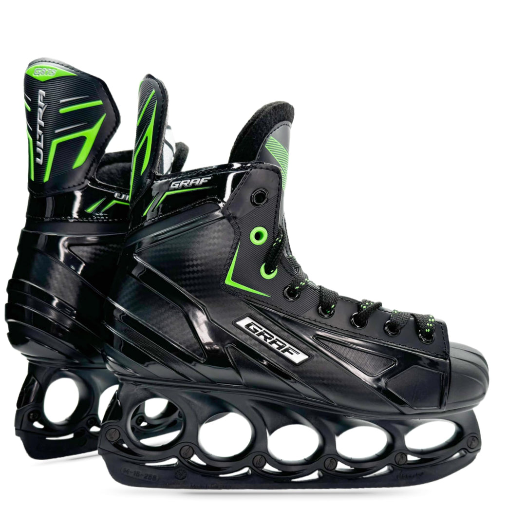 tblade Schlittschuhe Graf G875 Black Edition Freestyle Schlittschuh t-Blade 45, 45