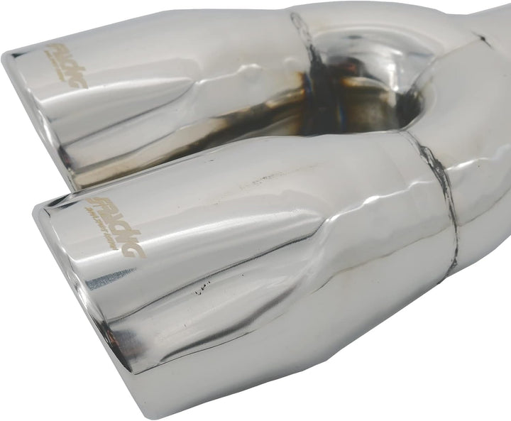 Simoni Racing TRX/87L Oval Endrohr Doppelt, nach Links Versetzt Universal
