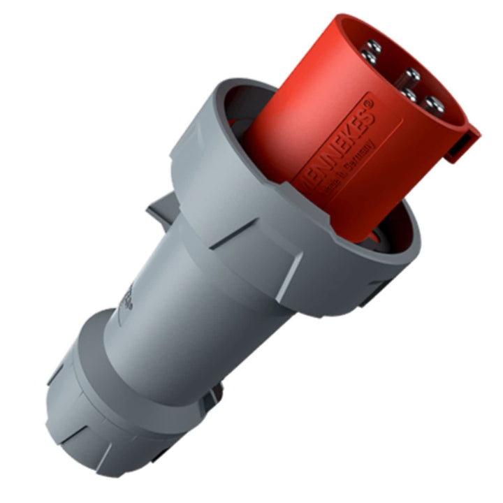 Mennekes 101200115 Stecker Power Top Plus, Steckdosen CEE, 400 V, 50 – 60 Hz, 63 A, 5-polig, IP 67,