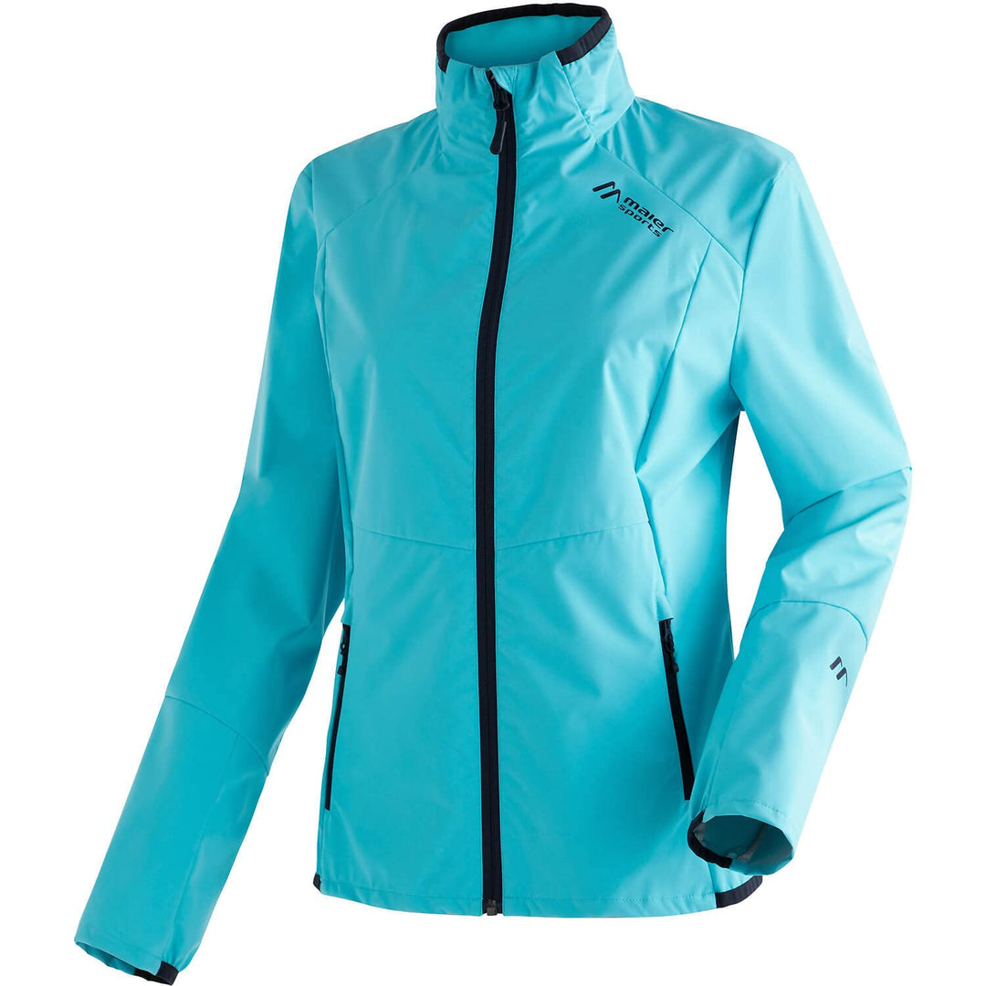 Maier Sports Damen Brims Jacke Softshelljacke Outdoorjacke 38 Hellblau, 38 Hellblau