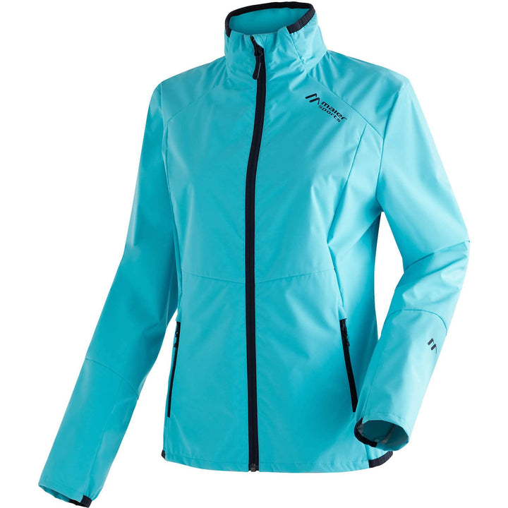 Maier Sports Damen Brims Jacke Softshelljacke Outdoorjacke 38 Hellblau, 38 Hellblau