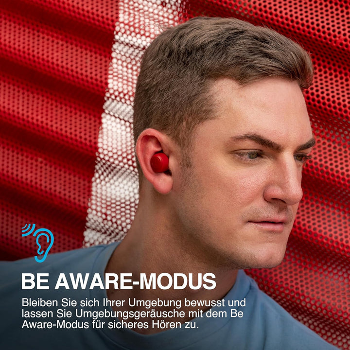 JLab Go Air Pop+ In Ear Kopfhörer kabellos Bluetooth, True Wireless Kopfhörer, 35+ Std. Headphones,