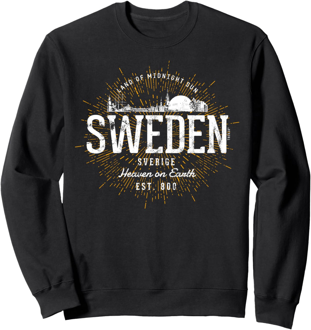 Retro Schweden im Vintage-Stil Sweatshirt