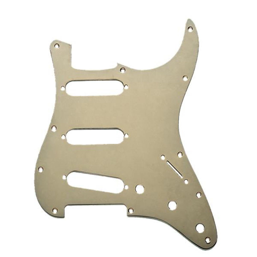 Fender 099-2139-000 Standard Stratocaster Pickguard SSS gold anodized - Pickguard gold