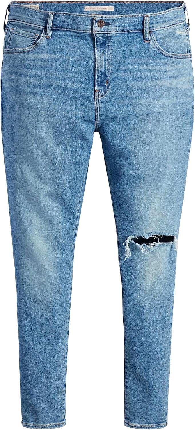 Levi's Damen Plus Size 720 High Rise Super Skinny Jeans S Island Medium Plus, S Island Medium Plus