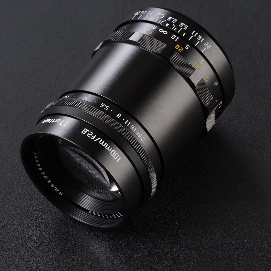 TTArtisan 100mm F2.8 M42-Objektiv Soap Bubble Bokeh-Objektiv, kompatibel mit M42-Mount-Kamera und An