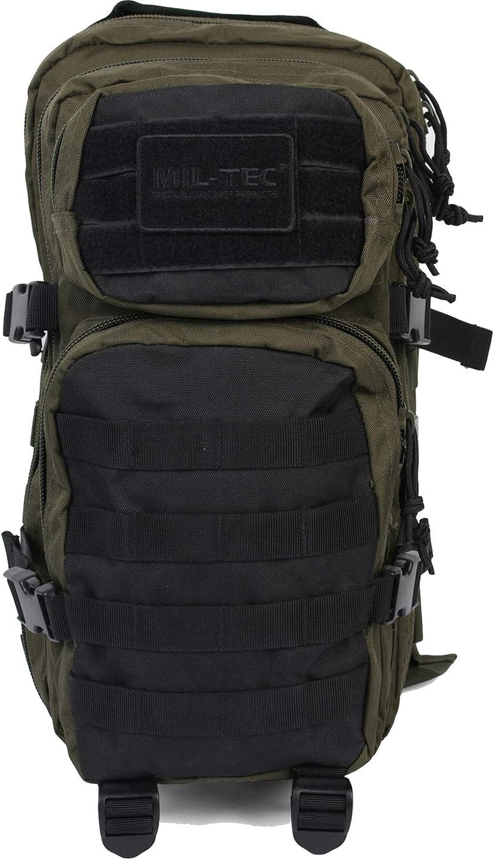 Mil-Tec US Assault Pack Tagesrucksack • Taktischer Militär Rucksack mit MOLLE-System • Kompakter Bun
