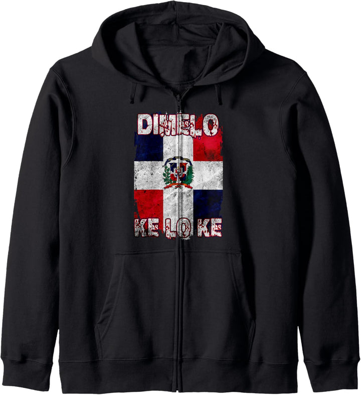 Dimelo Ke Lo Ke Cool Dominican Republic Shirt Dirt Gift Flag Kapuzenjacke