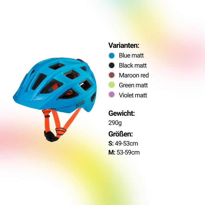 Kailu Kinder Fahrradhelm mit LED-Rücklicht, Reflektor, Flexible Grösseneinstellung Jungen Mädchen, M