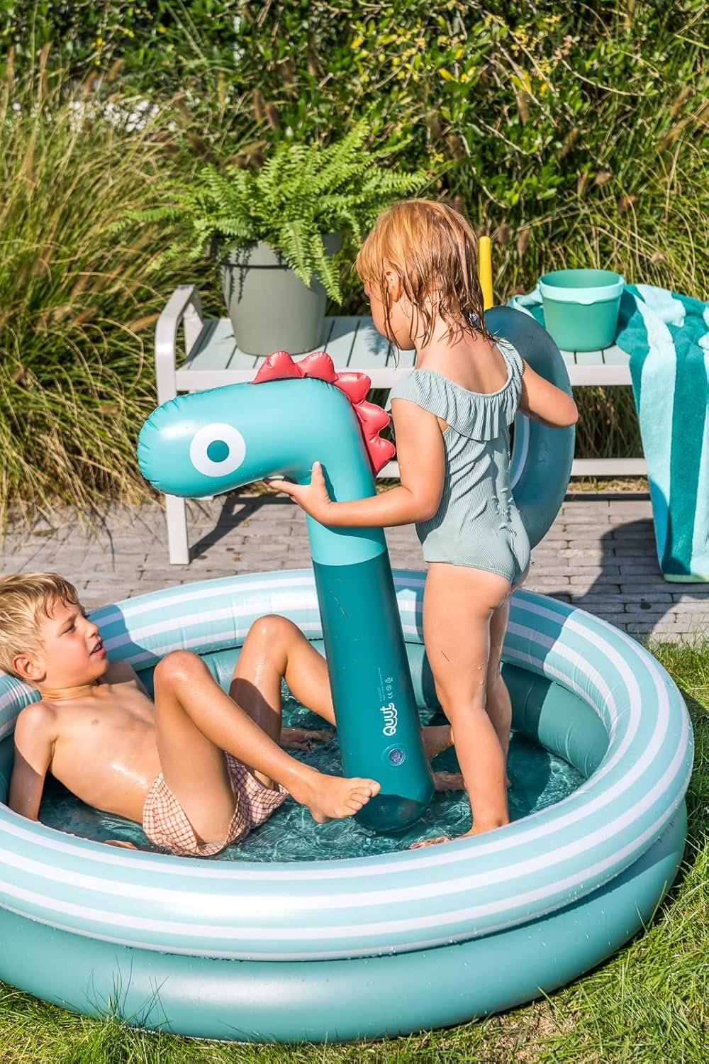 Quut - Noodle Friends – Spielzeug für drinnen und draussen grüner Garten, grüner Garten