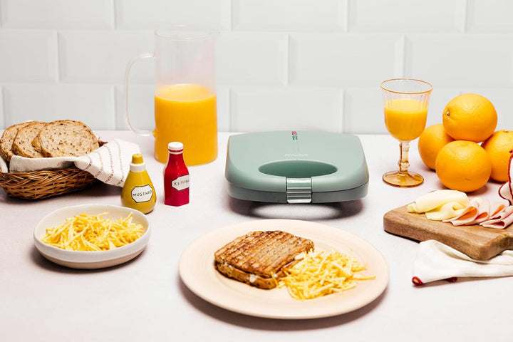My Wave Sandwichmaker – Leistung 750 W – für alle Arten von Lebensmitteln – Öffnung um 90° – Elektro