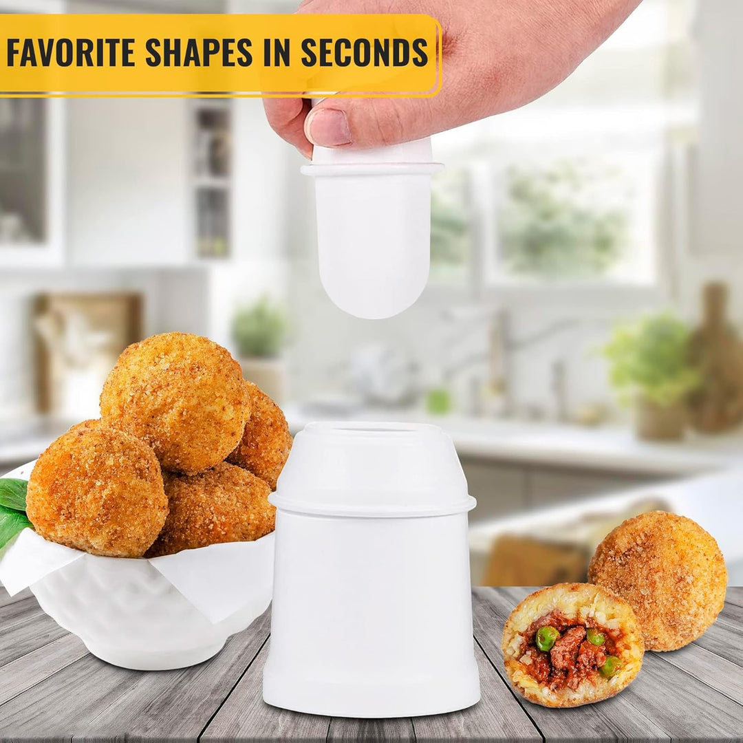 2 Stück Onigiri Form, 2 Form Arancini Maker, Onigiri Maker, FleischbäLlchen Former, 80–160g Fassungs
