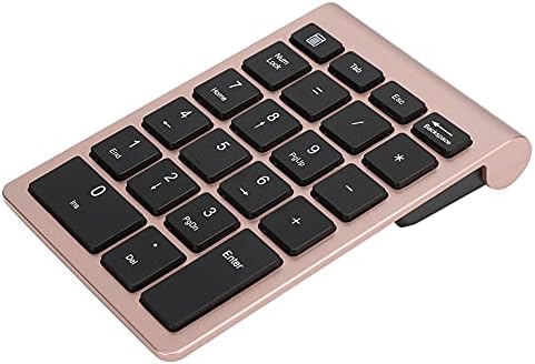 Goshyda Kabellose Nummernblöcke, 22 Tasten Tragbare USB 2.4G Nummerntastatur mit Empfänger, Finanzbu